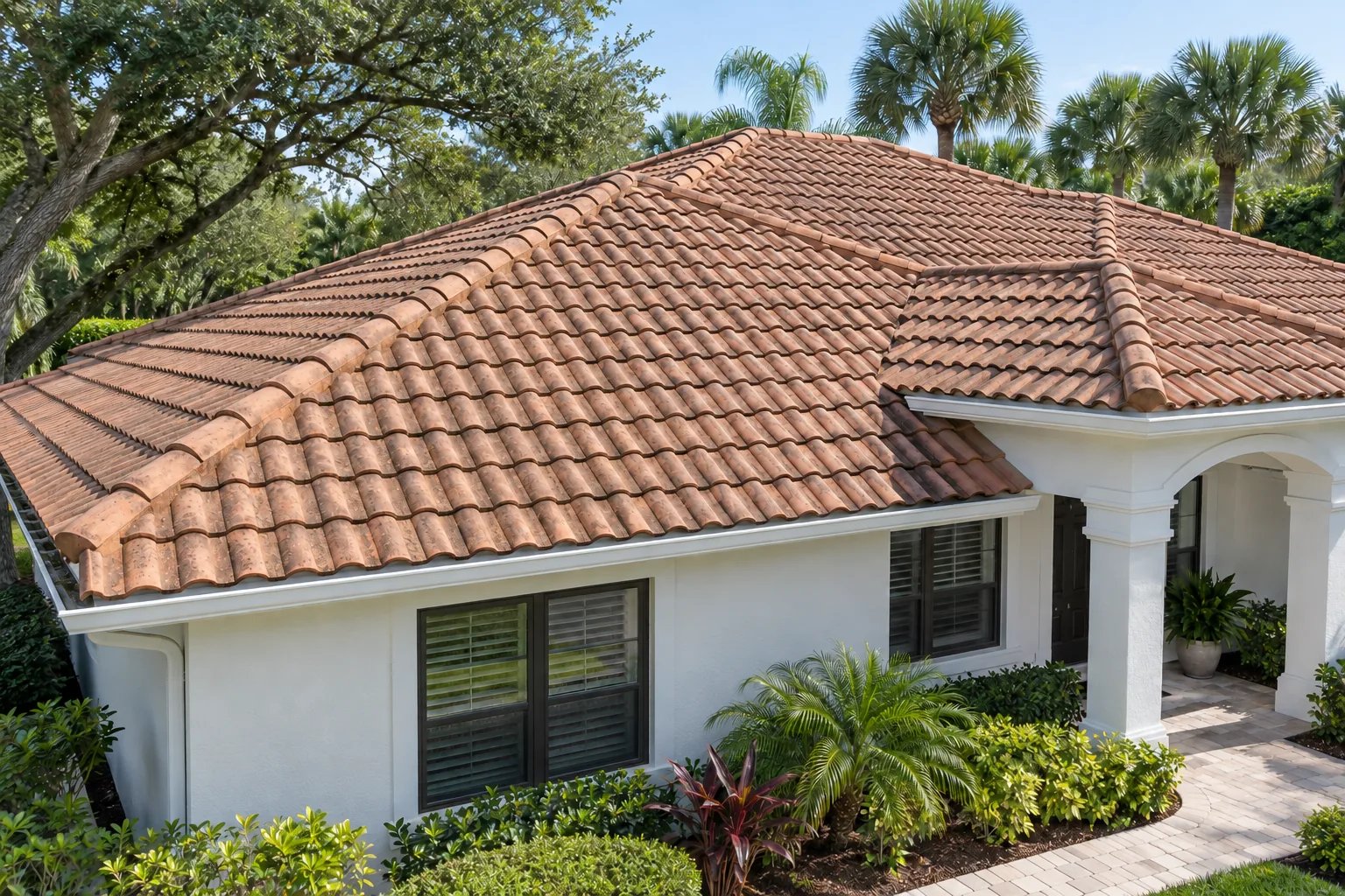 Hobe Sound, FL home after pressure cleaning by Kingdom Harvest