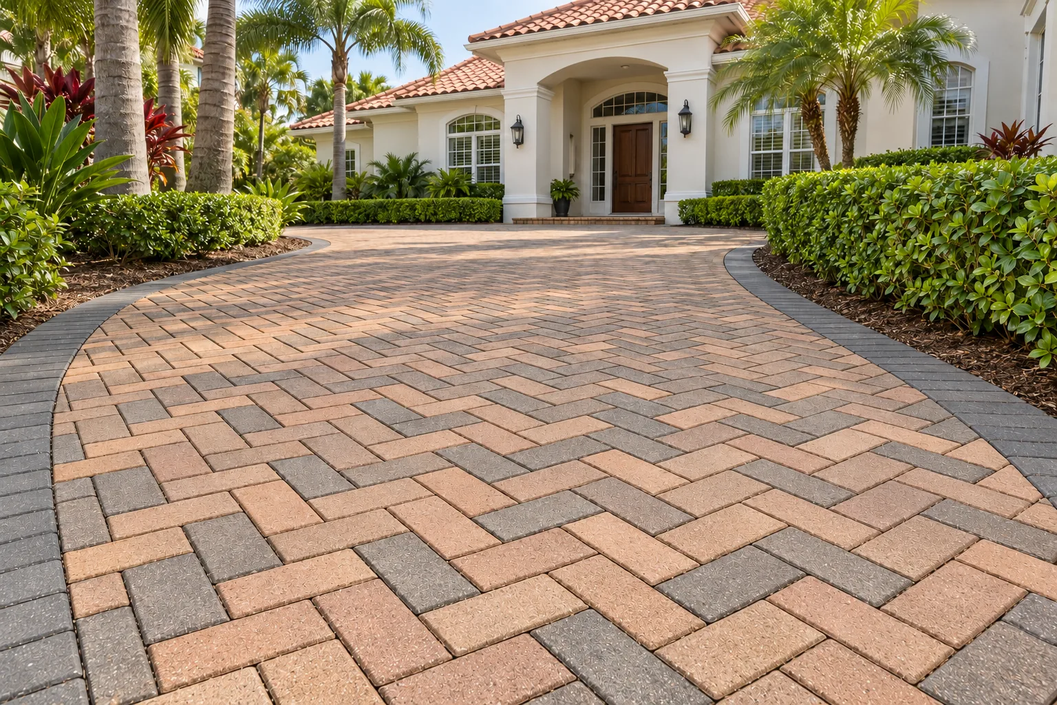 Stuart, FL home after pressure cleaning by Kingdom Harvest